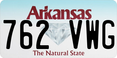 AR license plate 762VWG