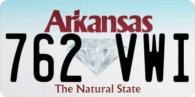AR license plate 762VWI