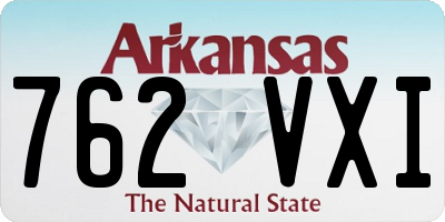 AR license plate 762VXI