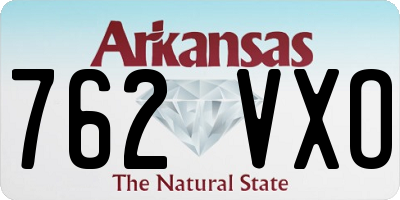 AR license plate 762VXO