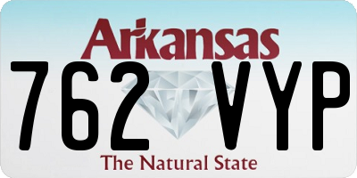 AR license plate 762VYP