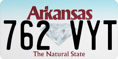 AR license plate 762VYT