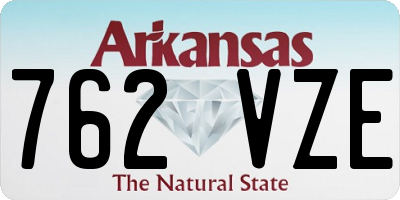 AR license plate 762VZE