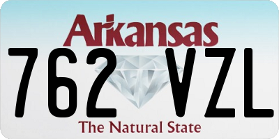 AR license plate 762VZL