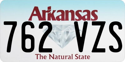 AR license plate 762VZS