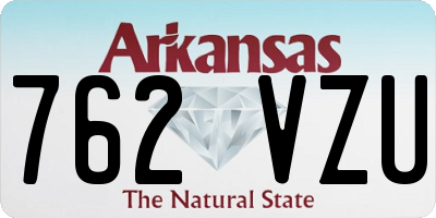 AR license plate 762VZU