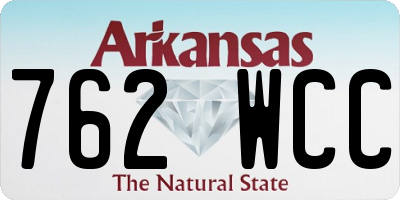 AR license plate 762WCC