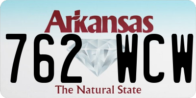 AR license plate 762WCW