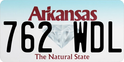 AR license plate 762WDL