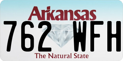 AR license plate 762WFH