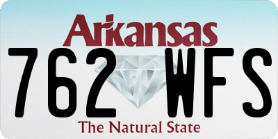 AR license plate 762WFS