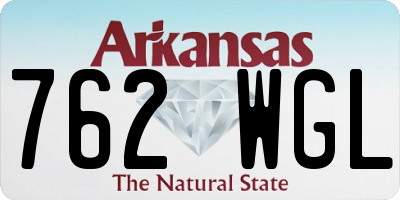 AR license plate 762WGL