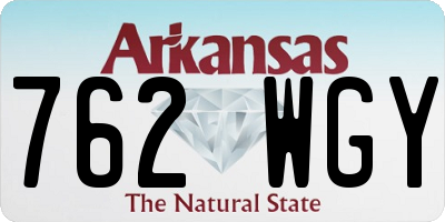 AR license plate 762WGY