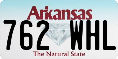 AR license plate 762WHL