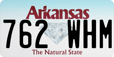 AR license plate 762WHM