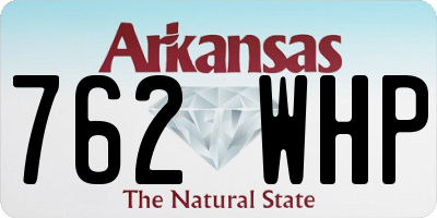 AR license plate 762WHP