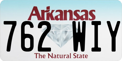 AR license plate 762WIY