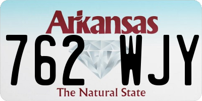 AR license plate 762WJY