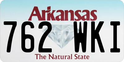 AR license plate 762WKI