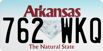 AR license plate 762WKQ