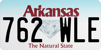 AR license plate 762WLE