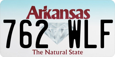 AR license plate 762WLF