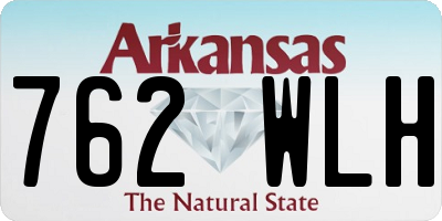 AR license plate 762WLH
