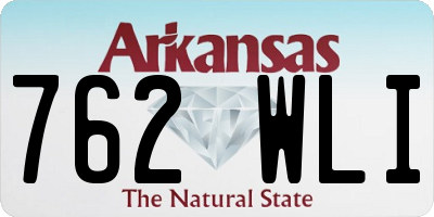 AR license plate 762WLI
