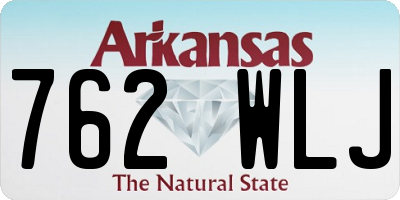 AR license plate 762WLJ