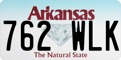 AR license plate 762WLK