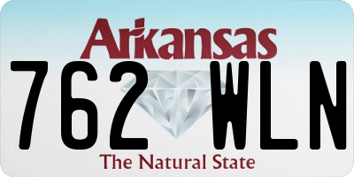 AR license plate 762WLN