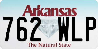 AR license plate 762WLP