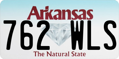 AR license plate 762WLS