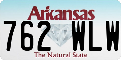 AR license plate 762WLW