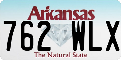 AR license plate 762WLX