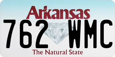 AR license plate 762WMC