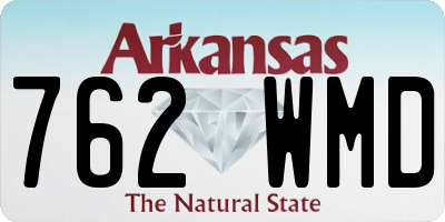 AR license plate 762WMD