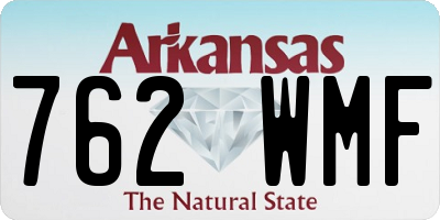 AR license plate 762WMF