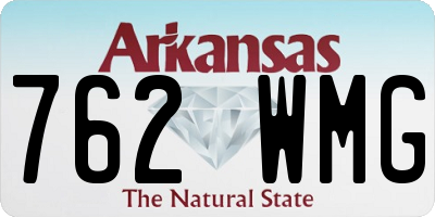 AR license plate 762WMG