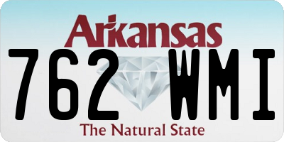 AR license plate 762WMI