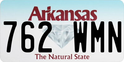 AR license plate 762WMN