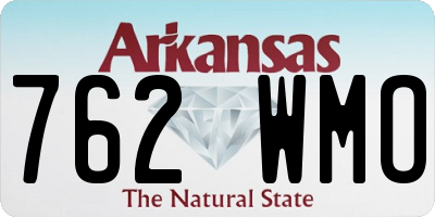 AR license plate 762WMO