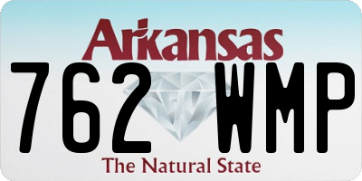 AR license plate 762WMP