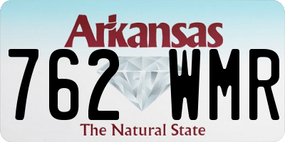 AR license plate 762WMR