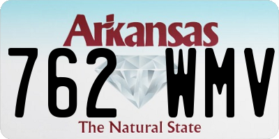 AR license plate 762WMV
