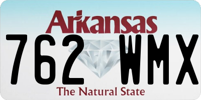 AR license plate 762WMX
