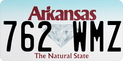 AR license plate 762WMZ