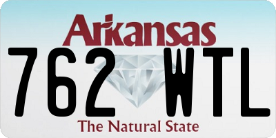 AR license plate 762WTL