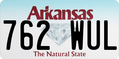 AR license plate 762WUL