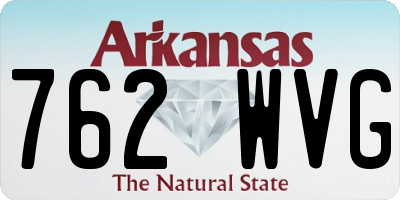 AR license plate 762WVG